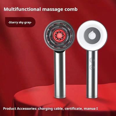 Rot-Silber-Lichttherapie-Vibrationsmassageapparate für Haarwachstum und Kopfhautgesundheit