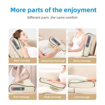 Das beste Shiatsu-Infrarot-Heizkissen für den Hals und Knie-Massage mit 500mAh-Batterie