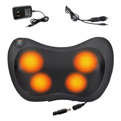 Manuelle Steuerung 4 Köpfe Nackenmassage Autokissen Massager mit Timing-Funktion 1,5 kg Gewicht