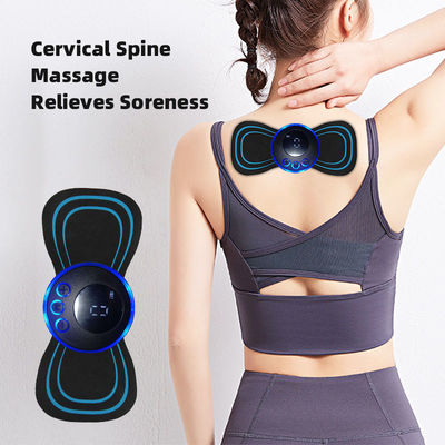 Schwarze Handbedienung Portable Design 4 Köpfe Hals Massage Auto Kissen Massager Hals