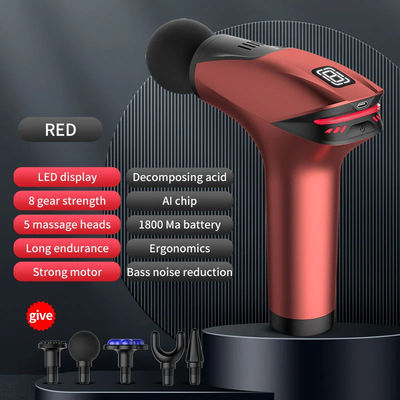 Nano Silica Gel Handgriff Elektrische Massage-Gun für tragbare tiefe Gewebe Faszialerholung
