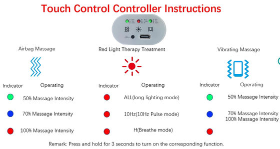 Eingebettete Batterie Berührungssteuerung Augenmassager Infrarotphysiotherapie zur Linderung von Müdigkeit