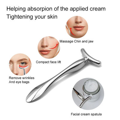 Gesichtsmassage-Werkzeug Elektro-Massager-Stick für das Gesicht Metall Augencreme Serum Mini-Gerät