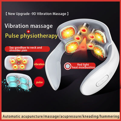 0.5 kg individuell angepasster Smart Travel Wireless U-förmiger elektrischer Hals- und Schultermassager mit Heizplatten