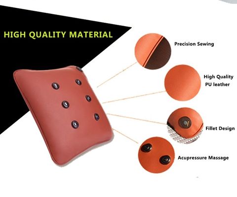 Halsrückstand Schultermassager 8W Batteriebetrieb Vibrationsrücken Massage Kissen Kissen