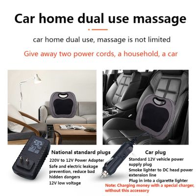 Elektrische Tiefe Shiatsu Hals Schulter Rücken Massage Kissen mit Rolling Kneading Hitze 8W Massager