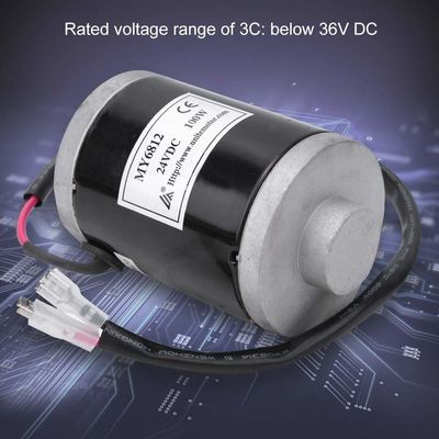 Elektrisches Fahrrad Roller E-Bike Controller gebürsteter Motor 24V 100w Hochgeschwindigkeit mit Gürtelpulley