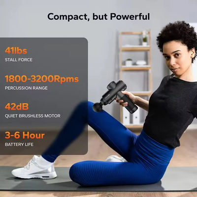 12 Geschwindigkeiten Schwingung Timing Control Massage Gun für Fitness und Muskelentspannung