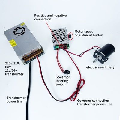 Brush-Kommutationsmotor mit hohem Drehmoment, Permanentmagnetmotor 30W 12V/24V