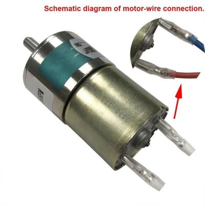 37 mm Durchmesser Getriebe Großes Drehmoment Reduktionsmotor Langlebig 12V 150rpm