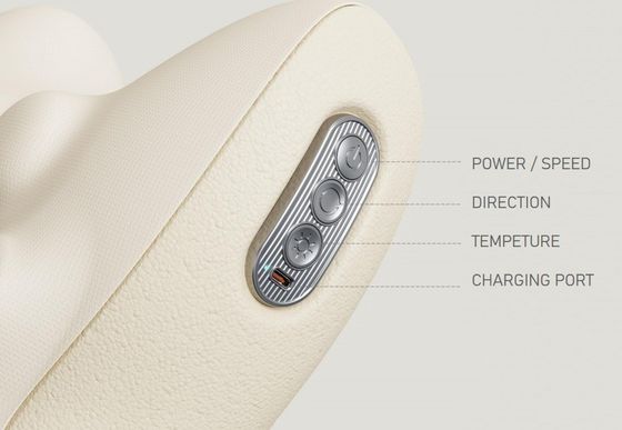 3W Nennleistung Kabellose Vibration Heizmassage Kugel für Schultern Rücken und Bauch