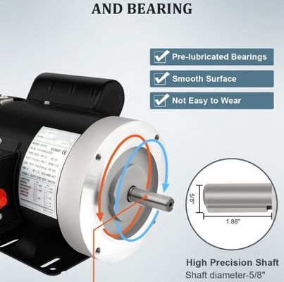 1750 RPM Elektromotor für Laufband Arzt Antrieb Motor Allzweck Einzelphase