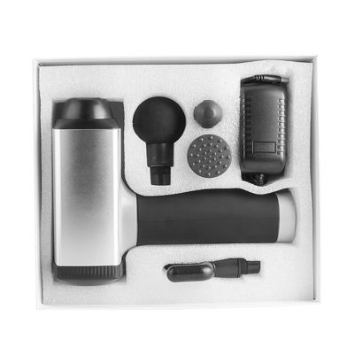 Körpermassage Vibrationsmaschine Mini-Massage-Pistole mit 5 Ebenen und 4 Massageköpfen