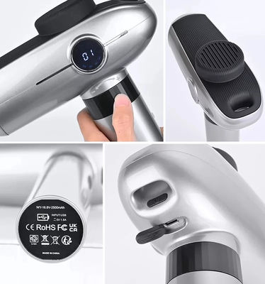 LCD-Bildschirm-Massagegerät Vibration 30 Geschwindigkeit Mini-Massage-Pistole für Ganzkörper-Relaxation