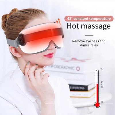 Tragbare Augenmassage mit Heizmusik Wiederaufladbarer thermischer Airbag Kompression N.W. 42g