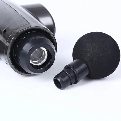 Einstellbare Geschwindigkeit Wireless Classic Schwarz Körper entspannen Muskelmasseur mit ABS Aluminium