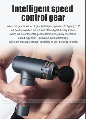 Zeitkontrolle Mini-Muskelmassagepistole für tiefe Gewebevibration und Körperentspannung