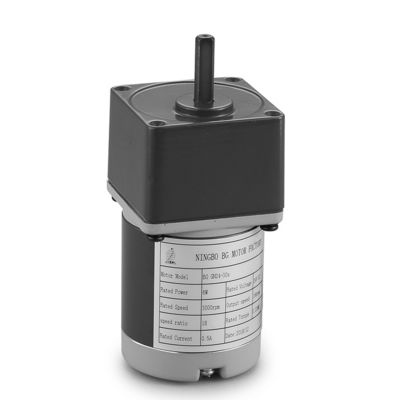 Einstellbare Geschwindigkeit 60mm 24v 5w Leicht zu bedienender Brushed DC Motor YLP 80BL-154-3