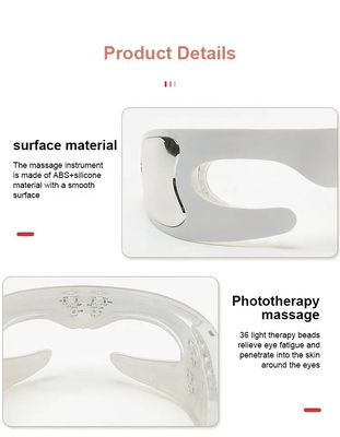 Gesichtshautpflege Maschine Led Rotlicht Therapie Maske Augenmassager für drahtlose Smart Device