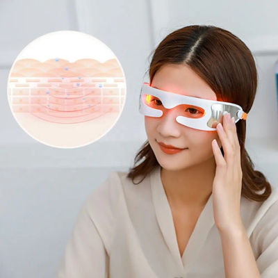 Gesichtshautpflege Maschine Led Rotlicht Therapie Maske Augenmassager für drahtlose Smart Device