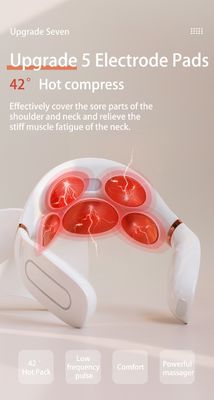 Massage TNES Elektrische Pulse OLED-Display Sprachübertragung Fernbedienung Halsmassager