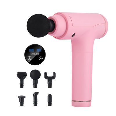 Portable Power Fascial Massage Gun Handheld mit ABS Aluminium und Bürstenloser Motor