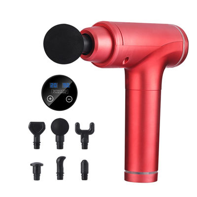 Portable Power Fascial Massage Gun Handheld mit ABS Aluminium und Bürstenloser Motor
