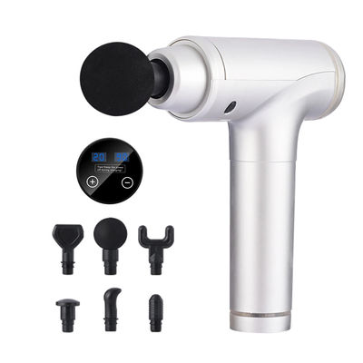 Portable Power Fascial Massage Gun Handheld mit ABS Aluminium und Bürstenloser Motor