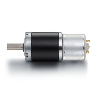 Hochdrehmoment 0,03-2 N.m 36mm Gleichstrom-Laufbandmotor mit geringer Geräuschmenge und schwarzer Farbe 12V 24V