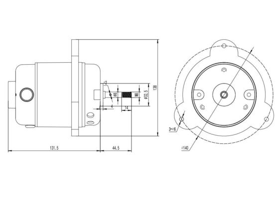 Hochgeschwindigkeit 4000 Rpm 120v 240v 50/60Hz AC Universal Elektromotor 15w 20w für Laufband