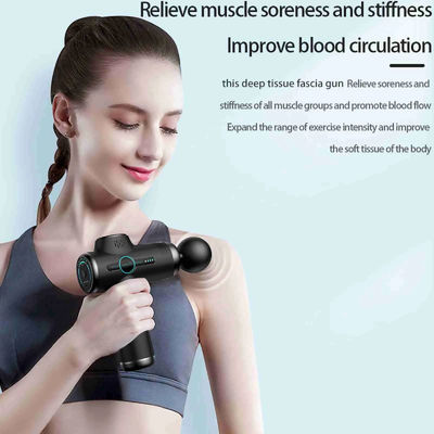 Mini-Fascia-Massagepistole mit 5 Geschwindigkeitsstufen Taschenformat 2-3 Stunden Ladezeit