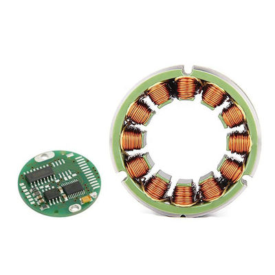 366W Ausgangsleistung RI50 Kleiner elektrischer Inrunner Bürstenloser Gleichstrommotor für Roboterradgelenk