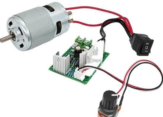 Wasserdichtes Doppelkugellager PMDC Elektrische Bürste Bürstenloser Gleichstrommotor für 50Hz Frequenz