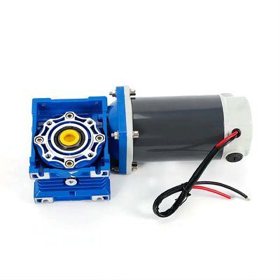 6w-300w Brush DC Elektromotor mit NMRV-Wurmgetriebe 12V/24V/48V 60mm-104mm DC-Motor