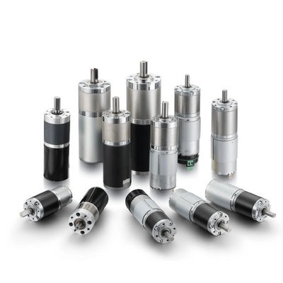Wirkungsgrad 65% Kleinmotor für automatische Türmotor 28mm Planetarischer Gleichspannungsmotor mit gebürstetem Getriebe