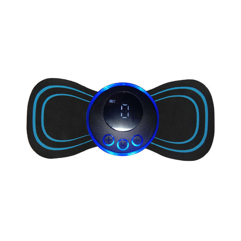 Schwarze Handbedienung Portable Design 4 Köpfe Hals Massage Auto Kissen Massager Hals