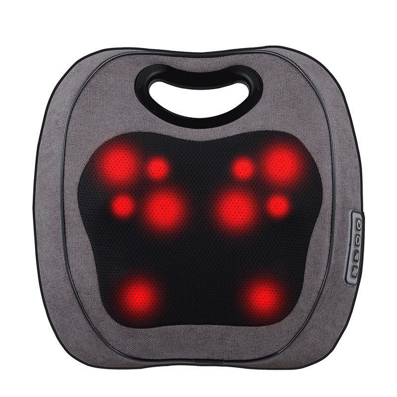 Elektrische Tiefe Shiatsu Hals Schulter Rücken Massage Kissen mit Rolling Kneading Hitze 8W Massager