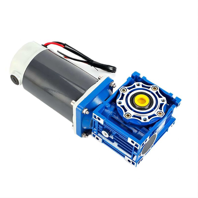6w-300w Brush DC Elektromotor mit NMRV-Wurmgetriebe 12V/24V/48V 60mm-104mm DC-Motor